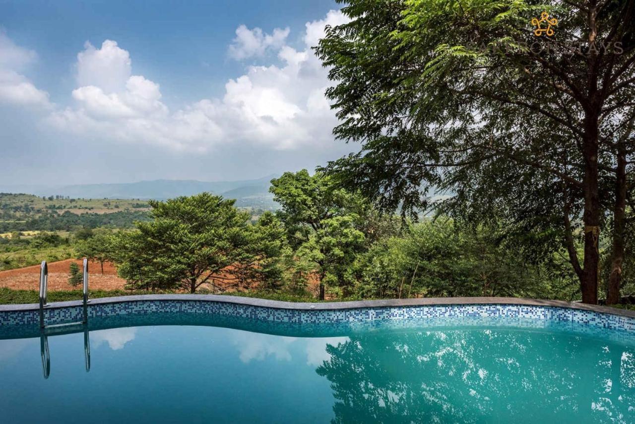 Saffronstays Niramay, Torna-Rajgad - Rustic Pool Villa With A Gazebo And Great Forest Views Marg Asni Exterior foto